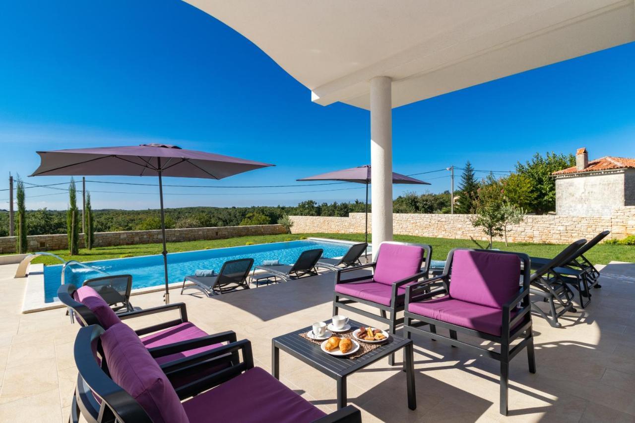 Villa Eleonora, Luxury Villa In Visnjan, Zuzici, Near Porec Višnjan Exterior foto