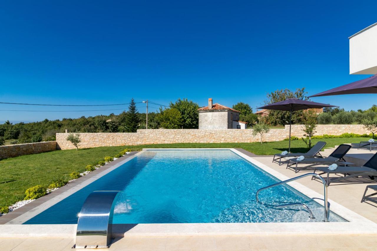 Villa Eleonora, Luxury Villa In Visnjan, Zuzici, Near Porec Višnjan Exterior foto