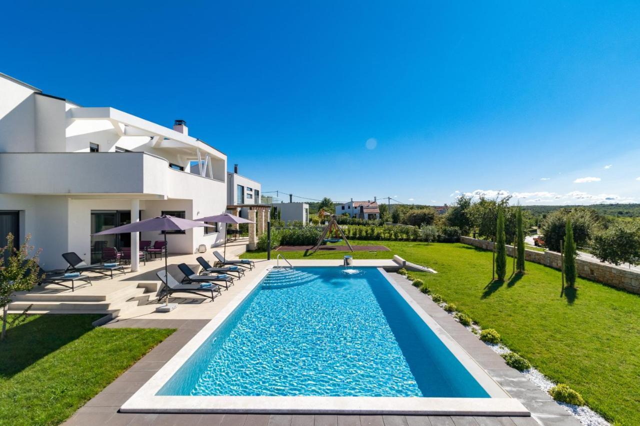 Villa Eleonora, Luxury Villa In Visnjan, Zuzici, Near Porec Višnjan Exterior foto