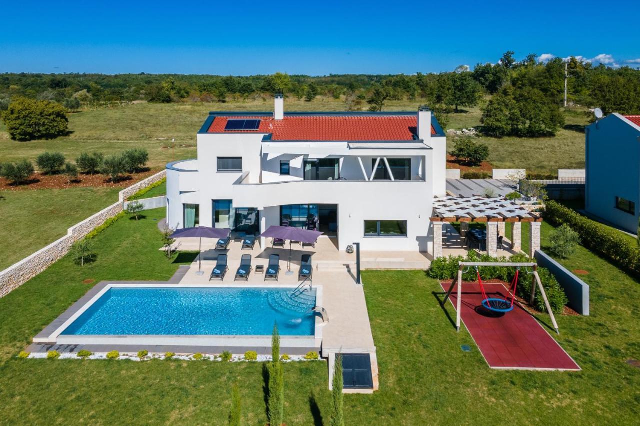 Villa Eleonora, Luxury Villa In Visnjan, Zuzici, Near Porec Višnjan Exterior foto